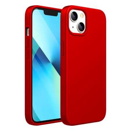 Funda Iphone 14 Plus (6.7) Roja Tpu Lisa Silicona Gel