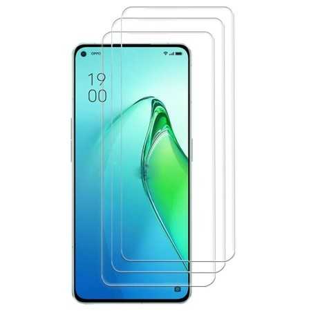 3 X Protector Oppo Reno 8 Cristal Templado