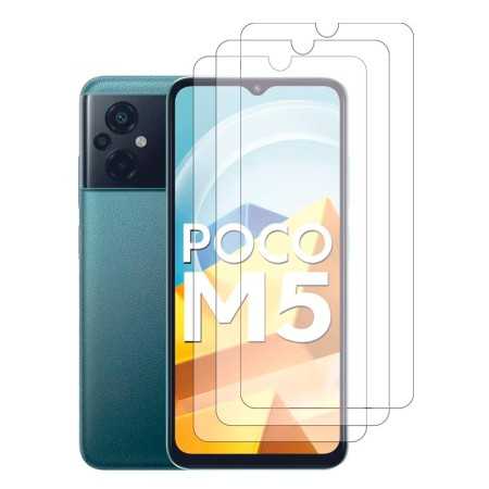 3 X Protector Xiaomi Poco M5 4G Cristal Templado