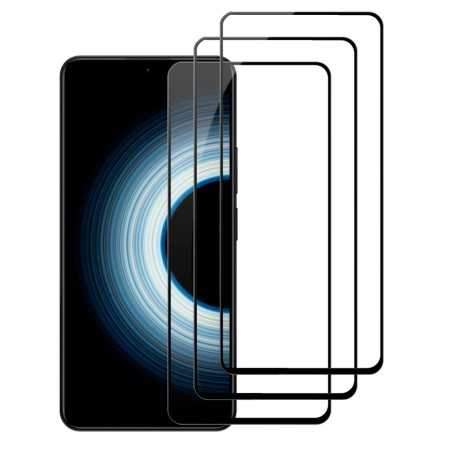 3 X Protector Xiaomi Redmi K50 5G Cristal Templado Completo 5D