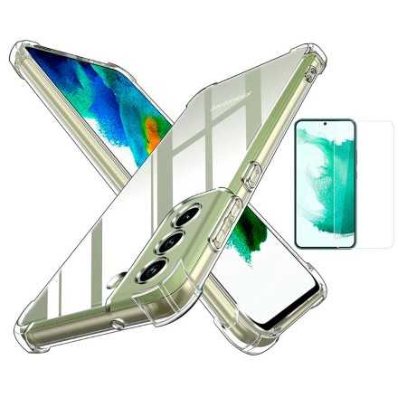 Funda Samsung Galaxy S23 Plus Reforzada Antichoques Antigolpes Tpu Lisa Silicona Gel + Protector