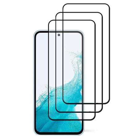 3 X Protector De Pantalla Samsung Galaxy A54 (5G) Cristal Templado Completo 5D