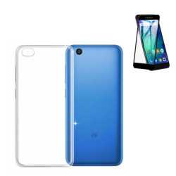 Funda Xiaomi Redmi Go (5) Transparente TPU LISA Silicona + Protector 5D