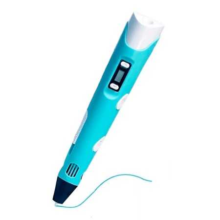 Bolígrafo 3D - Lápiz 3D - Lapicero 3D Jet Life Azul Celeste
