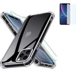 Funda IPhone 12 Pro Max (6.7) Reforzada Antichoques Antigolpes TPU LISA Silicona + Protector Cristal