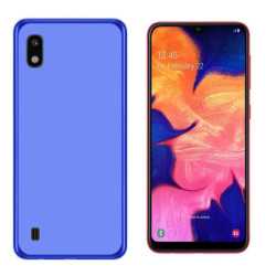 Funda Samsung Galaxy A10 (6.2) Azul Tpu lisa silicona gel