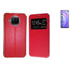 Funda Xiaomi Mi 10T Lite (6.67) Roja Libro Ventana + Protector