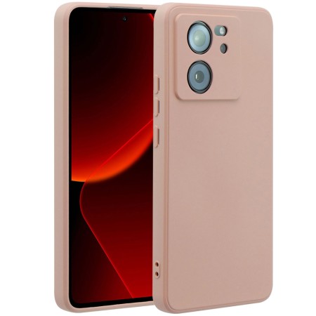 Funda Para Xiaomi 13T / 13T Pro 5G (6.67) Rosa Tpu Lisa Silicona Gel