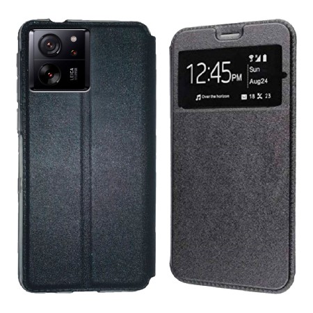 Funda Para Xiaomi 13T / 13T Pro 5G (6.67) Negra Libro Ventana