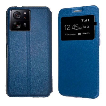 Funda Para Xiaomi 13T / 13T Pro 5G (6.67) Azul Libro Ventana