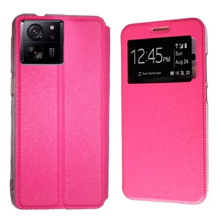 Funda Para Xiaomi 13T / 13T Pro 5G (6.67) Rosa Libro Ventana