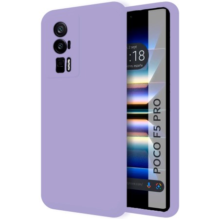 Funda Poco F5 Pro 5G (6.67) Morada Tpu Lisa Silicona Gel