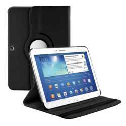 FUNDA Samsung Galaxy Tab 3 10.1 P5200/P5210 NEGRA TABLET GIRATORIA 360 Grados