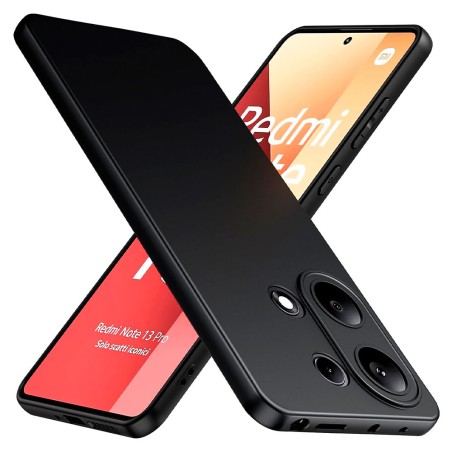 Funda Xiaomi Redmi Note 13 Pro 4G (6.67) Negra TPU Lisa Silicona Gel