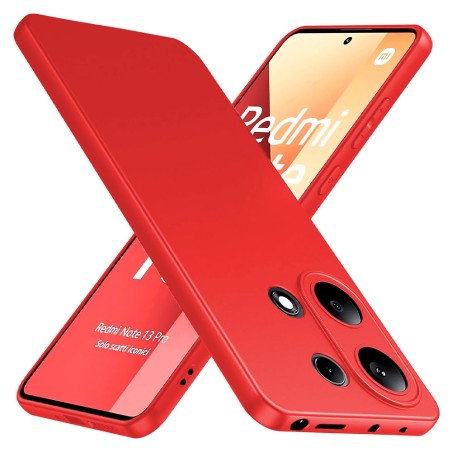 Funda Xiaomi Redmi Note 13 Pro 4G (6.67) Roja TPU Lisa Silicona Gel