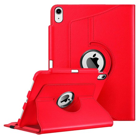 Funda iPad Pro 11 (2018) Roja Giratoria 360 Grados Tablet