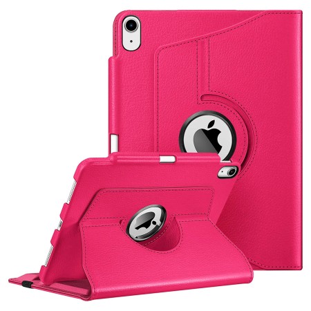 Funda iPad Pro 12.9 (2018) Rosa Fucsia Giratoria 360 Grados Tablet