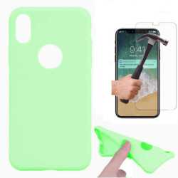 Funda TPU LISA IPHONE 8 VERDE + Protector