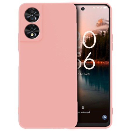 Funda TCL 40 NXTPAPER 4G (6.6) Rosa Tpu Lisa Silicona Gel Tipo Original