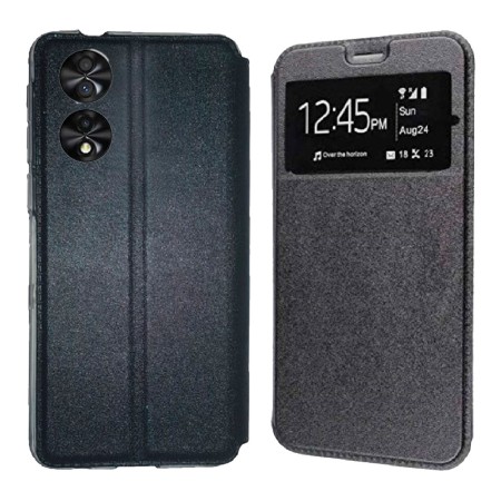 Funda TCL 40 NXTPAPER 4G (6.6) Negra Libro Ventana