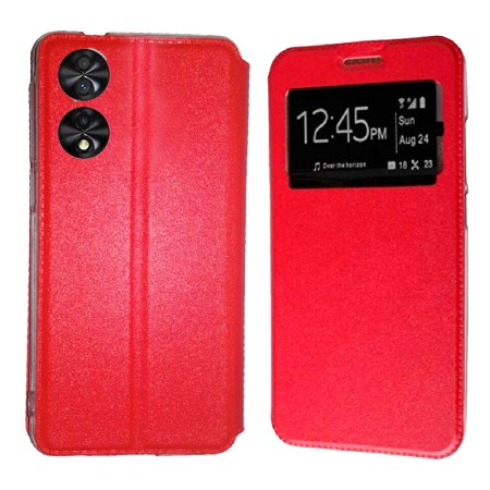 Funda TCL 40 NXTPAPER 4G (6.6) Roja Libro Ventana