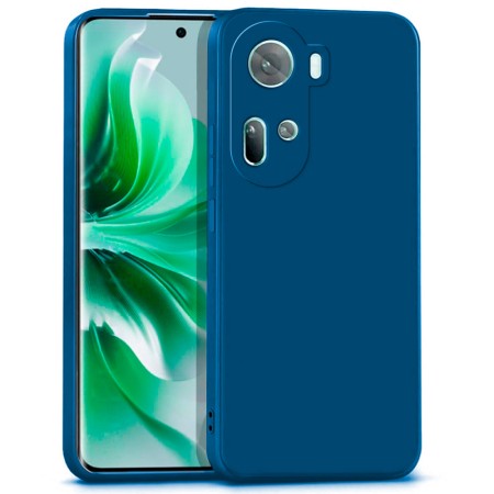 Funda Oppo Reno 11 5G (6.7) Azul Tpu Lisa Silicona Gel Premium