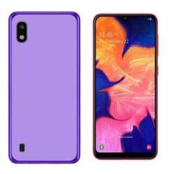 Funda Samsung Galaxy A10 (6.2) Morada Tpu lisa silicona gel