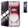 Funda Oppo Reno 12 Pro 5G (6.7) Reforzada Antichoques Antigolpes Tpu Lisa Silicona Gel + Protector 3D Curvado