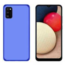 Funda Samsung Galaxy A02s (6.5) Azul Tpu lisa silicona gel