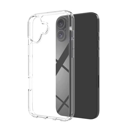 Funda Para iPhone 16 (6.1) Transparente Tpu Lisa Silicona Gel Premium