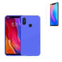 Funda TPU LISA Azul Xiaomi MI 8 (6.21) + Protector