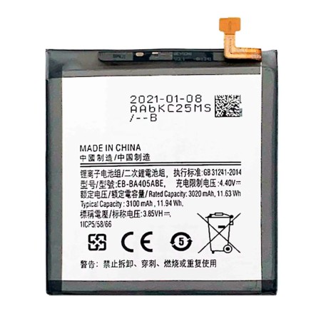 Bateria EB-BA405ABE Para Samsung Galaxy A40 A405F 3100 mAh