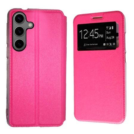 Funda Samsung Galaxy S25+ Plus (6.7) Rosa Libro Ventana