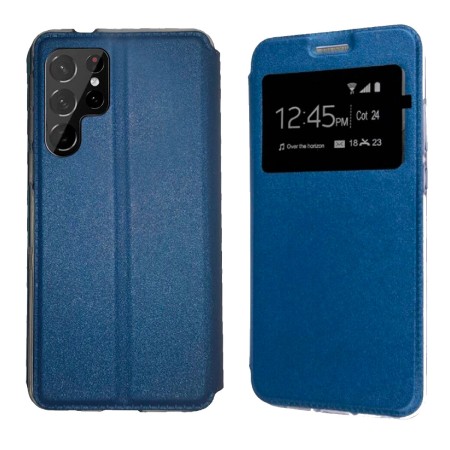 Funda Samsung Galaxy S25 Ultra (6.8) Azul Libro Ventana