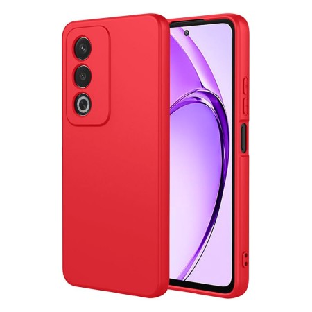 Funda Para Oppo A80 5G (6.67) Rojo Tpu Lisa Silicona Gel Premium