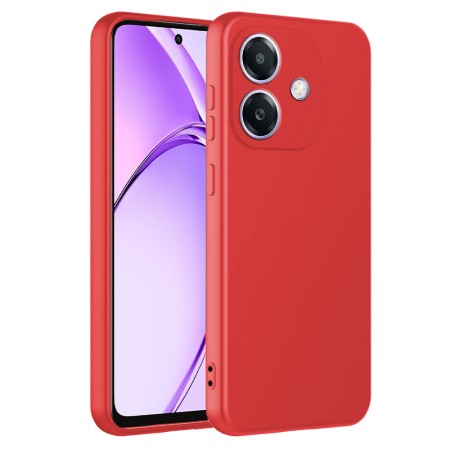 Funda Oppo A40 4G (6.67) Rojo Tpu Lisa Silicona Gel Premium