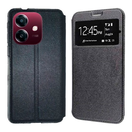 Funda Oppo A40 4G (6.67) Negro Libro Ventana