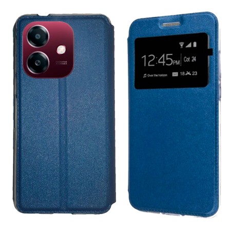 Funda Oppo A40 4G (6.67) Azul Libro Ventana