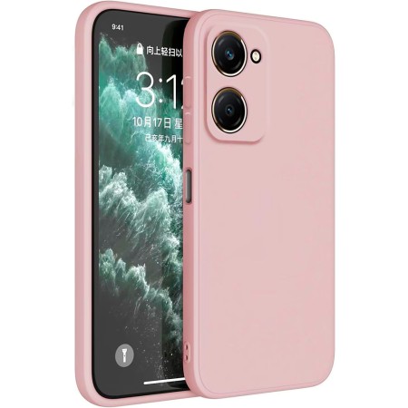 Funda Vivo Y03 4G (6.56) Rosa Tpu Lisa Silicona Gel Premium