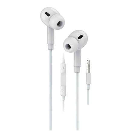 Auriculares Cascos Jack 3.5mm con Almohadilla Blanco JS-038 Android iOS