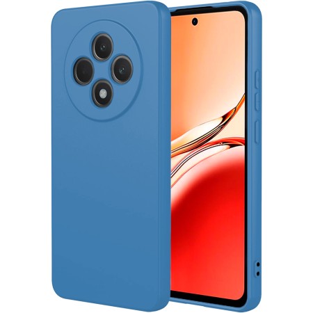 Funda Oppo Reno 12F (6.67) Azul Tpu Lisa Silicona Gel Premium