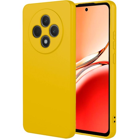 Funda Oppo Reno 12F (6.67) Amarillo Tpu Lisa Silicona Gel Premium