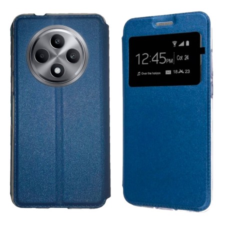 Funda Oppo Reno 12F (6.67) Azul Libro Ventana