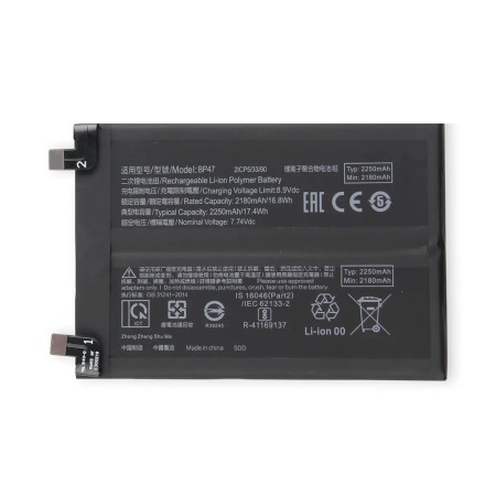Bateria BP47 Para Xiaomi Redmi Note 11 Pro Plus 2250 mAh