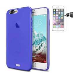 Funda Tpu Lisa Iphone 7 4.7 Azul + Protector