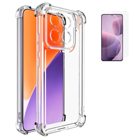 Funda Xiaomi Mi 15 5G (6.36) Reforzada Antichoques Antigolpes Tpu Silicona Gel + Protector Cristal Templado 9H