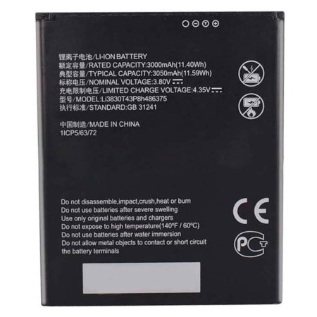 Bateria LI3830T43P8H486375 Para ZTE Blade A31 Plus 3050 mAh