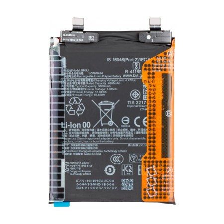 Bateria BM5U Para Xiaomi Redmi Note 13 Pro+ Plus 5G 5000 mAh