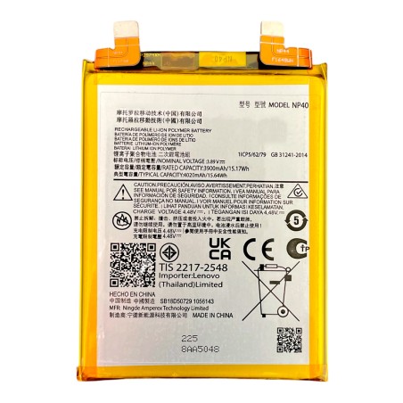 Bateria NP40 Para Motorola Moto Edge 30 Neo XT2245-1 4020 mAh