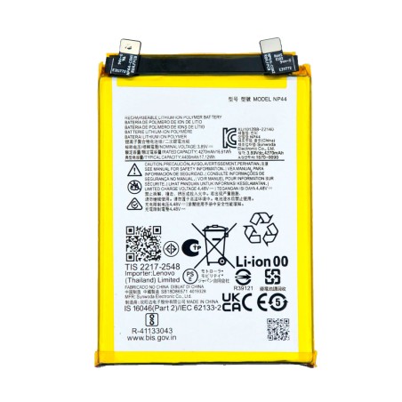 Bateria NP44 Para Motorola Moto Edge 30 Fusion XT2243-1 Edge 40 XT2303-2 4400 mAh